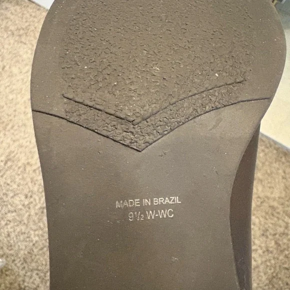 Dark Brown Leather Boots - Picture 2 of 4